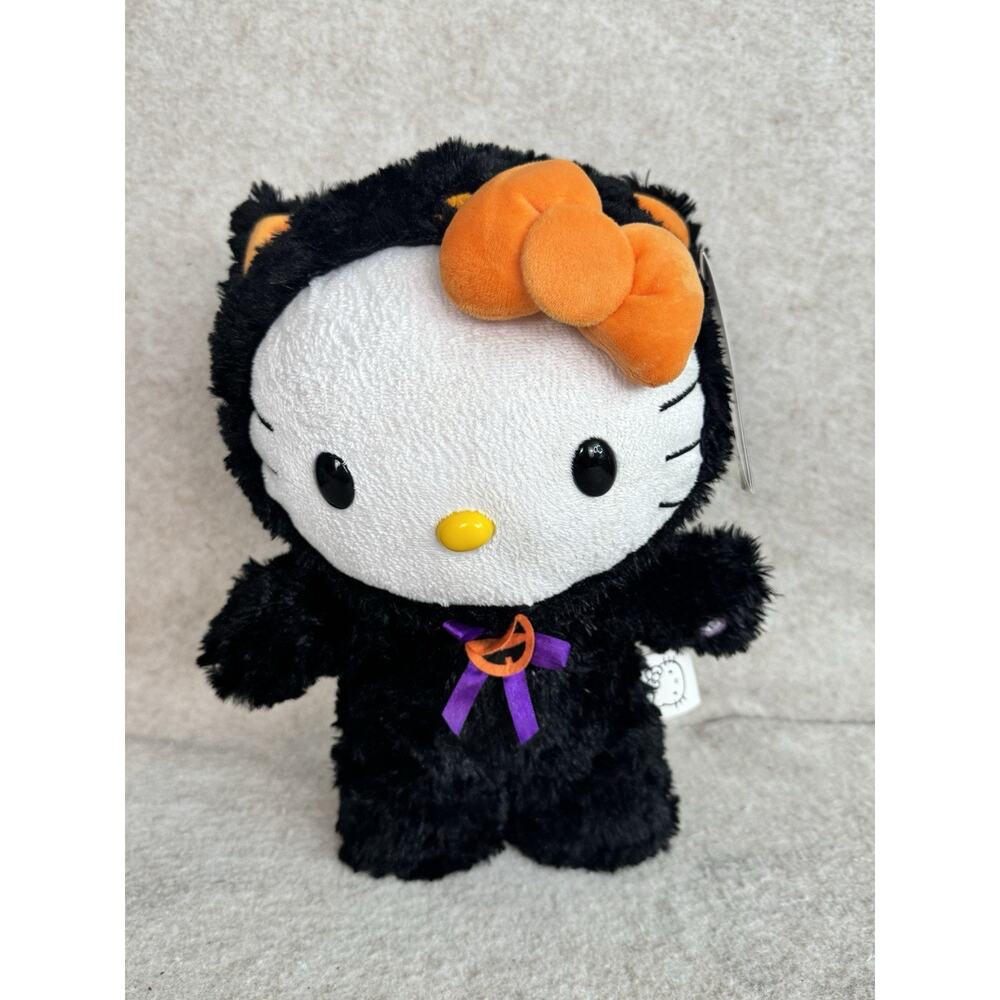 Sanrio Hello Kitty Halloween Kids Toy Black Cat Fuzzy Costume Music stepper NWT